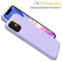 Miracase Liquid Silicone Case Compatible with iPhone 11 6.1 inch(2019), Gel Rubber Full Body Protection Shockproof Cover Case Drop Protection Case (Light Purple)