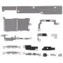 D-FLIFE Internal Metal Plate Cover Parts for iPhone Xs,Bracket Replacement Inlcuding Complete Full Screw Set and Reapir Tool Kit for iPhone Xs (for iPhone Xs)