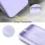 Miracase Liquid Silicone Case Compatible with iPhone 11 6.1 inch(2019), Gel Rubber Full Body Protection Shockproof Cover Case Drop Protection Case (Light Purple)