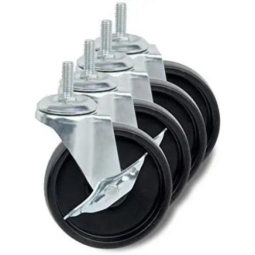 Honey-Can-Do 4-Inch Caster Roller Wheels for HCD Shelving Unit, Set of Four Honey-Can-Do 4-Inch Caster Roller Wheels for HCD Shelving Unit, Set of Four