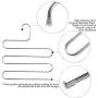 DOIOWN Pants Hangers S-Shape Stainless Steel Clothes Hangers Space Saving Hangers Closet Organizer for Pants Jeans Scarf(5 Layers,10Pcs) DOIOWN Pants Hangers S-Shape Stainless Steel Clothes Hangers Space Saving Hangers Closet Organizer for Pants Jeans Scarf(5 Layers,10Pcs)
