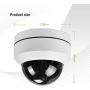Eversecu Mini PTZ Camera RS485 HD Analog 1080P 4X Zoom(2.8-12mm) 65ft IR Distance Outdoor High Speed Dome Camera IP66 Weatherproof Full Metal Vandalproof PTZ Camera