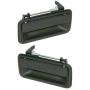Exterior Door Handles compatible with Set of 2 Rear Left and Right Side Metal Black Exterior Door Handles compatible with Set of 2 Rear Left and Right Side Metal Black