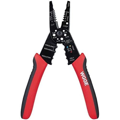 WGGE WG-015 Professional crimping tool/Multi-Tool Wire Stripper and Cutter (Multi-Function Hand Tool)