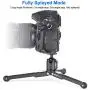 Lightweight Mini Tripod,All Metal Made, Portable for Digital Cameras,Cell Phone,Webcam,Cold Shoe Port on Ball Head Side for Video Rig Mount Lightweight Mini Tripod,All Metal Made, Portable for Digital Cameras,Cell Phone,Webcam,Cold Shoe Port on Ball Head Side for Video Rig Mount