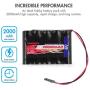 Tenergy 2 Pack NiMH Receiver RX Battery with Hitec Connectors 6V 2000mAh High Capacity Rechargeable Battery Pack for RC Airplanes/RC Aircrafts and More Tenergy 2 Pack NiMH Receiver RX Battery with Hitec Connectors 6V 2000mAh High Capacity Rechargeable Battery Pack for RC Airplanes/RC Aircrafts and More
