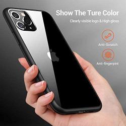 TORRAS Diamonds Clear Compatible for iPhone 11 Pro Case, Slim Fit Thin Shockproof Hard PC Back & Soft TPU Bumper Cover Compatible for iPhone 11 Pro Cases, Matte Black