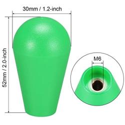 uxcell Ellipse Oval Joystick Head Rocker Ball Top Handle American Type Arcade Game DIY Parts Replacement Green