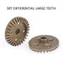 Gravo Upgrade Metal Gear 30T 16T 10T Differential Driving Gears for Wltoys 144001 12428 12429 12423 12429 RC Car Spare Parts,16 Pcs