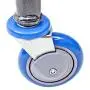 Cart&Supply Heavy Duty Household & Commercial Charcoal Grey Cart with U- Handle (Blue)