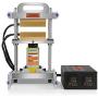 10 Ton Hydraulic Cylinder Heat Press Machine - Dual 3x5 Inches Heated Plates (No Pump Included) 10 Ton Hydraulic Cylinder Heat Press Machine - Dual 3x5 Inches Heated Plates (No Pump Included)