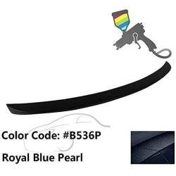 IKON MOTORSPORTS Trunk Spoiler Compatible With 2008-2012 Honda Accord Coupe 2-Door, Factory Style Painted #B536P Royal Blue Pearl ABS Rear Wing