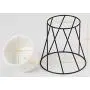 Planter Pot Indoor, Flowerplus 4.33 Inch White Ceramic Medium Succulent Cactus Flower Plant Round Bowl with Metal Stand Holder and Plants Sign for Indoors Outdoor Home Garden Kitchen Decor (Black) Planter Pot Indoor, Flowerplus 4.33 Inch White Ceramic Medium Succulent Cactus Flower Plant Round Bowl with Metal Stand Holder and Plants Sign for Indoors Outdoor Home Garden Kitchen Decor (Black)