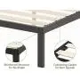 3800lbs Heavy Duty,14 Inch Steel & Wooden Slat Support Reinforced Platform Bed Frame,Mattress Foundation/No Box Spring Needed/Easy Assembly/Noise Free,Twin/Twin XL/Full/Queen/King(California King) 3800lbs Heavy Duty,14 Inch Steel & Wooden Slat Support Reinforced Platform Bed Frame,Mattress Foundation/No Box Spring Needed/Easy Assembly/Noise Free,Twin/Twin XL/Full/Queen/King(California King)