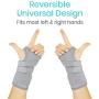 Vive Carpal Tunnel Wrist Brace (Left or Right) - Arm Compression Hand Support Splint - for Men, Women, Kids, Bowling, Tendonitis, Arthritis, Athletic Pain, Sports, Golf - Universal Adjustable Fit