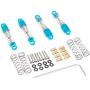 Tongina Shock Absorbers Aluminum Alloy Upgrade Parts for Axial SCX24 90081 RC 1:24 Crawler Car Pack of 4 - Blue