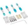 Tongina Shock Absorbers Aluminum Alloy Upgrade Parts for Axial SCX24 90081 RC 1:24 Crawler Car Pack of 4 - Blue