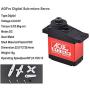 AGFrc Sub-Micro Servo Motor - Upgrade Metal Case Titanium Geared 13g 3.8kg Mini Servo for 1/14 1/18 1/24 RC Cars RC Planes