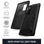 JINGANGYU Samsung Note 20 Ultra Metal Case with Screen Protector Military Rugged Heavy Duty Shockproof with Stand Camera Protector Full Cover case for Note 20 Ultra (Black)