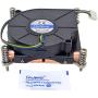 1U Server CPU Cooler Cooling Fan Copper Heatsink for Intel Xeon LGA 1366 1356 Industrial Workstation Computer Active Cooling