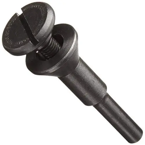 Weiler 56490 Mounting Mandrel For Cut-Off Wheels W/3/8'' Arbor Hole, 1/4'' Stem Weiler 56490 Mounting Mandrel For Cut-Off Wheels W/3/8'' Arbor Hole, 1/4'' Stem