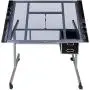 OneSpace Craft Station, Silver with Blue Glass OneSpace Craft Station, Silver with Blue Glass