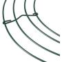 Tatuo 5 Pieces Metal Wreath Frame Ring Round DIY Macrame Floral Crafts Wire Wreath Form Christmas Decoration Door Craft (Deep Green, 16 Inch, 14 Inch, 12 Inch, 8 Inch)
