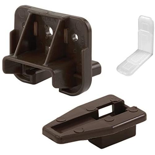 Prime-Line R 7321 Drawer Track Guide and Glides - Replacement Furniture Parts for Dressers, Hutches and Night Stand Drawer Systems