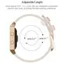 SWEES Leather Bands Compatible with Fitbit Blaze Smart Watch, Genuine Leather Replacement Band with Metal Frame Small & Large for Women Men, Champagne Gold, Rose Gold, Black, Brown, White, Grey, Beige