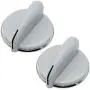 Primeswift WH01X10462 Dryer Control Knob with Reinforced Metal Ring (2Pack) Replacement for WH01X10309,AP4485269,Grey Primeswift WH01X10462 Dryer Control Knob with Reinforced Metal Ring (2Pack) Replacement for WH01X10309,AP4485269,Grey