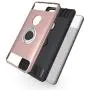 Newseego Compatible with Google Pixel 2 Case (5.0inch) with Armor Dual Layer 2 in 1 with Heavy Duty Protection and Finger Ring Holder Kickstand Fit Magnetic Car Mount for Google Pixel 2-Rose Gold