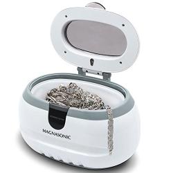 Magnasonic Professional Ultrasonic Jewelry Cleaner Machine for Cleaning Eyeglasses, Watches, Rings, Necklaces, Coins, Razors, Dentures, Combs, Tools, Parts, Instruments (CD2800)