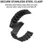 Valkit Compatible with Samsung Galaxy Watch 42mm/Galaxy Watch 3 41mm/Active 2 40mm 44mm Watch Band, 2 Pack 20mm Stainless Steel Solid Wristbands for Galaxy Watch 3 41mm/Garmin Vivoactive 3/Ticwatch E