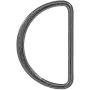 Paracord Planet Flat Metal D-Ring – 2 Inch Silver – Do It Yourself Bags, Accessories, Pet Collars, and Straps (2 Pack)