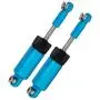 4pcs Metal Shock Absorber Kit Damper for 1:16 WPL C14 C24 RC Crawler Off-Road Car (Blue)