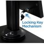 Mount-It! Anti-Theft Tablet Kiosk for iPad | Contact-Less iPad POS Stand | Rotating iPad Kiosk Mount | Locking iPad Tilt Stand for iPad 9.7 (MI-3771B)