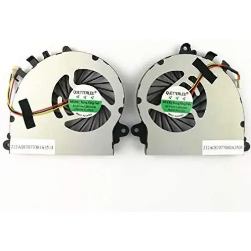 QUETTERLEE Replacement Fan for MSI GS72 GS72 6QD GS72 6QE GS72 Stealth Pro GS70 2OD GS70 2PE GS70 2QE GS70 ONC GS70 MS-1771 MS-1773 Series CPU+GPU A Pair Cooling Fan PAAD06015SL N184 N197 Fan QUETTERLEE Replacement Fan for MSI GS72 GS72 6QD GS72 6QE GS72 Stealth Pro GS70 2OD GS70 2PE GS70 2QE GS70 ONC GS70 MS-1771 MS-1773 Series CPU+GPU A Pair Cooling Fan PAAD06015SL N184 N197 Fan