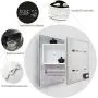 BYECOLD Horizontal Vanity Bathroom Mirror with Dimmable LED Light Touch Switch Demister Weather Forecast Lighted Makeup Mirror Wall Mirror-47.2x 23.6 BYECOLD Horizontal Vanity Bathroom Mirror with Dimmable LED Light Touch Switch Demister Weather Forecast Lighted Makeup Mirror Wall Mirror-47.2x 23.6