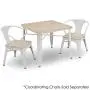 Delta Children Bistro Kids Play Table - Ideal for Arts & Crafts, Snack Time, Homeschooling, Homework & More, White with Driftwood Delta Children Bistro Kids Play Table - Ideal for Arts & Crafts, Snack Time, Homeschooling, Homework & More, White with Driftwood