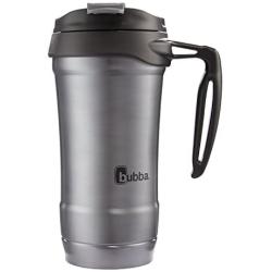 bubba Hero Dual-Wall Vacuum-Insulated Stainless Steel Travel Mug, 18 oz., Gunmetal