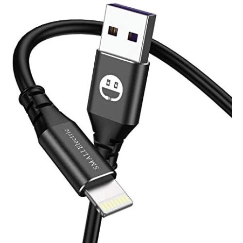 Extra Long USB A to Lightning Cable 3Pack MFi-Certified For iPhone Charger 10 ft Cable,Charging Cord 10 Foot Compatible iPhone 12 11 Pro X XS Max XR/8 Plus/7 Plus/6/6s Plus/5s /5c/iPad Mini Air(Black)