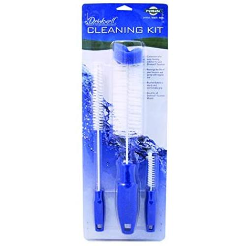 PetSafe Drinkwell Pet Fountain Cleaning Kit, 3 Brushes, Works with all PetSafe Cat and Dog Water Dispensers, Convenient and Easy to Use - CKPH