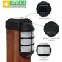 GreenLighting 2 Pack Marina Solar Post Cap Lights - Metal Side Mount Dock Light for 4x4 Wood Posts (Black) GreenLighting 2 Pack Marina Solar Post Cap Lights - Metal Side Mount Dock Light for 4x4 Wood Posts (Black)