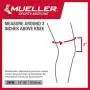 Mueller Self-Adjusting Knee Stabilizer, Black, One Size Fits Most|Measure three inches above knee, fits 14” - 20”
