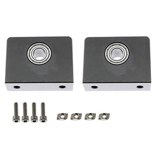 DTTRA 2PCS 3D Printer Accessories T8 Screw Fixing Special Z-axis Screw Fixing Seat for CR-10 CR-10S, Ender 3 Metal Z-Rod Bearing Holder