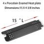 Grill Vaulueparts Grill Parts for Charbroil 463436215 463439915 Replacement Parts 463436214 463436213 461334813 463335014 463439914 G432-0096-W1 G432-0078-W1 Burner Covers Heat Plate Shields Tent