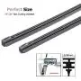 Metal Stents Wiper Strips Insert Rubber strip Blade Refill 8mm Soft 26'' 2pcs Styling Auto Car Vehicle Metal Stents Wiper Strips Insert Rubber strip Blade Refill 8mm Soft 26'' 2pcs Styling Auto Car Vehicle