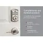Kwikset 99130-002 SmartCode 913 Non-Connected Keyless Entry Electronic Keypad Deadbolt Door Lock Featuring SmartKey Security, Satin Nickel Kwikset 99130-002 SmartCode 913 Non-Connected Keyless Entry Electronic Keypad Deadbolt Door Lock Featuring SmartKey Security, Satin Nickel
