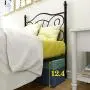 Twin Size Metal Platform Bed Frame with Headboard, Mattress Foundation, Box Spring Replacement, Twin, Black Twin Size Metal Platform Bed Frame with Headboard, Mattress Foundation, Box Spring Replacement, Twin, Black