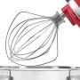 KN256WW 6-Wire Whip Attachment for KitchenAid 6 Quart Bowl-Lift Stand Mixer Accessory Replacement, Egg Cream Stirrer, Cakes Mayonnaise Stainless Steel Whisk